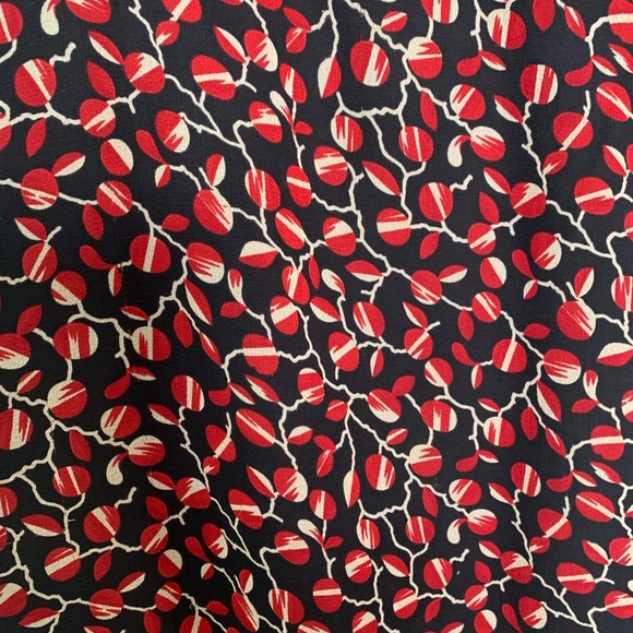 Anna Sui, Wrapped Bohemian Silk Chiffon Dress SIZE 6 - Picture 7 of 8